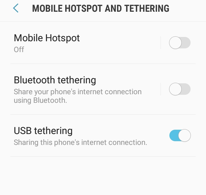 Solved how to share mobile phone internet through usb ...