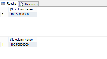 Sql rounds